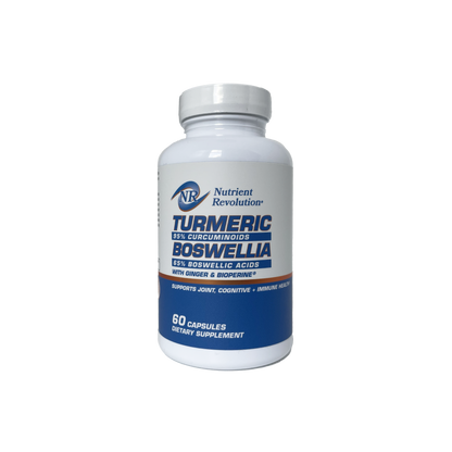 Turmeric (95% Curcuminoids) Boswellia (65% Boswellic Acids)