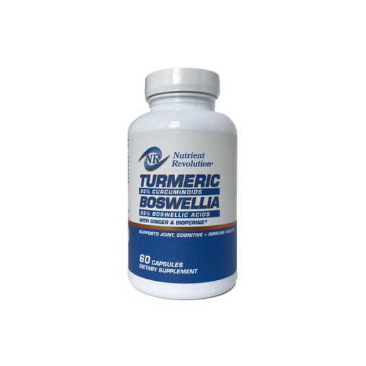 Turmeric (95% Curcuminoids) Boswellia (65% Boswellic Acids)